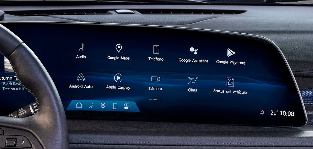Sistema de infoentretenimiento con pantalla HD de 33 pulgadas en tu Cadillac XT4 2024, camioneta compacta de lujo
