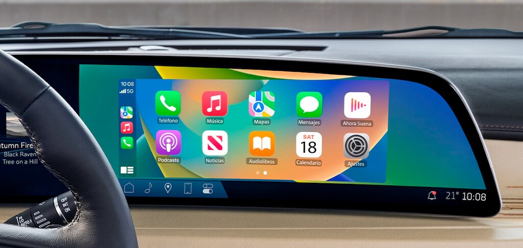 Wireless Phone Projection con Apple CarPlay ™ y Android Auto™ en tu Cadillac XT4 2024, camioneta compacta de lujo