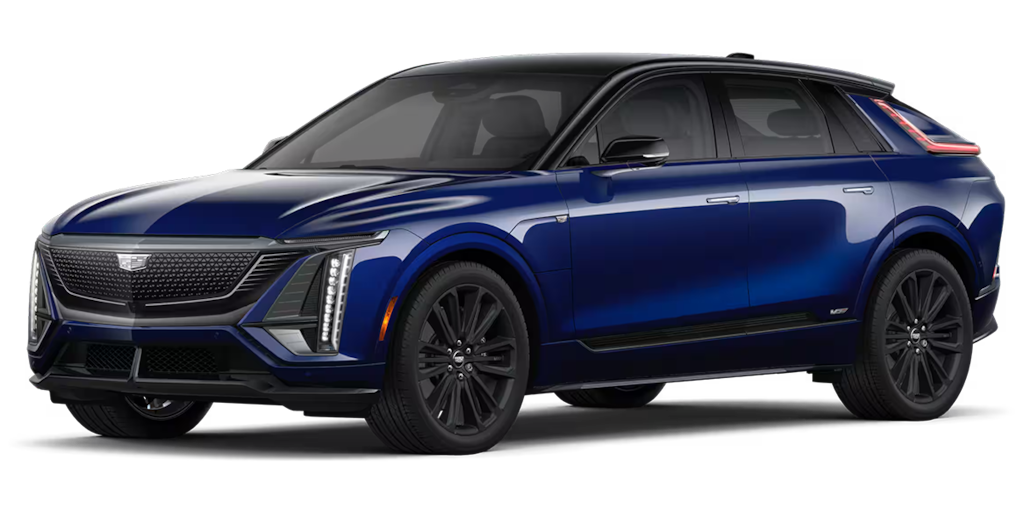 Cadillac Lyriq-V color Opulent Blue Metallic