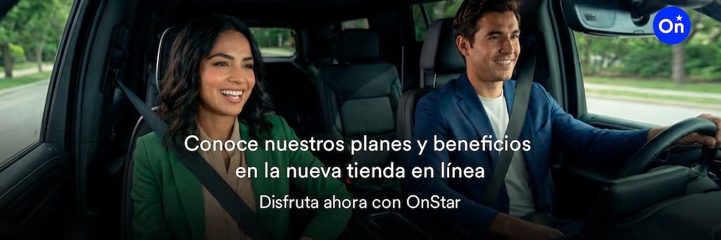 Ecosistema OnStar con Wi-Fi, control remoto del vehículo y asistencia 24/7.